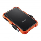 Apacer AC630 2.5 inch USB 3.2 SATA HDD 1TB Military-Grade Shockproof Portable Hard Drive (black-orange) 3