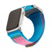 Urban Armor Gear Active Watch Strap - изключително здрава текстилна каишка за Apple Watch 42мм, 44мм, 45мм, Ultra 49мм (син) 4