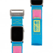 Urban Armor Gear Active Watch Strap - изключително здрава текстилна каишка за Apple Watch 42мм, 44мм, 45мм, Ultra 49мм (син)