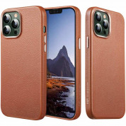 ESR Metro Premium MagSafe Case - кожен (естествена кожа) кейс с MagSafe за iPhone 13 Pro Max (кафяв) 2