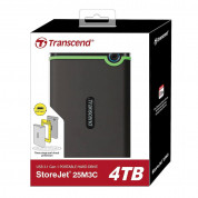 Transcend StoreJet 25M3S Rugged External Hard Drive 4TB (gray) 5