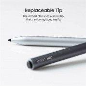 Adonit Neo Stylus -  алуминиева професионална писалка за iPad (модели след 2018 година) (сребрист) 6