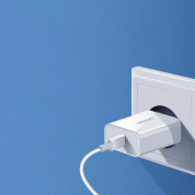 Ugreen Wall Charger USB-C 20W PD - захранване за ел. мрежа 20W с USB-C изход и технология за бързо зареждане (бял) 8