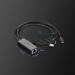 Ugreen Ethernet Extension Cable For Chromecast RJ45 Cat 6 FTP 1000 Mbps - удължителен Ethernet кабел за Google Chomecast (100 см) (черен) 9