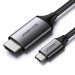 Ugreen 4K 60Hz USB-C to HDMI Cable - кабел с поддръжка на 4K за свързване от USB-C към HDMI (тъмносив) 1
