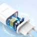 Dux Ducis Wall Charger USB-C 20W PD - захранване за ел. мрежа 20W с USB-C изход и технология за бързо зареждане (бял) 5