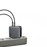 Ugreen GaN Fast Charger 100W USB-C PD Travel Wall Charger - захранване с 2 x USB-C изхода и с технология за бързо зареждане (тъмносив)  7