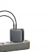Ugreen GaN Fast Charger 100W USB-C PD Travel Wall Charger - захранване с 2 x USB-C изхода и с технология за бързо зареждане (тъмносив)  8