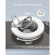Anker 610 Magnetic Phone Grip (MagGo) - магнитен пръстен с поставка за прикрепяне към iPhone с MagSafe (бял) 6