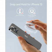 Anker 610 Magnetic Phone Grip (MagGo) - магнитен пръстен с поставка за прикрепяне към iPhone с MagSafe (бял) 4