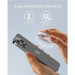 Anker 610 Magnetic Phone Grip (MagGo) - магнитен пръстен с поставка за прикрепяне към iPhone с MagSafe (бял) 5