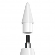 Baseus Replacement Stylus Tips 2 pack (SXBC010002) for Apple Pencil, Apple Pencil 2nd Gen и Baseus Active Capacitive Stylus Pen (white) 3