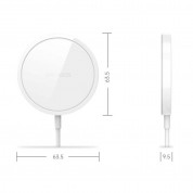 Dux Ducis USB-C Magnetic Wireless Qi Charger 15W (white) 12