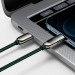 Baseus Digital Display USB-C to Lightning Cable PD 20W (CATLSK-06) - USB-C към Lightning кабел за Apple устройства с Lightning порт (100 см) (зелен) 9