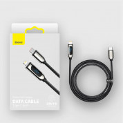 Baseus Digital Display USB-C to Lightning Cable PD 20W (CATLSK-A06) - USB-C към Lightning кабел за Apple устройства с Lightning порт (200 см) (зелен) 15