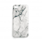 Wozinsky Marble Silicone Case for Samsung Galaxy S21 FE (white)