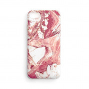 Wozinsky Marble Silicone Case for Samsung Galaxy S21 FE (pink)
