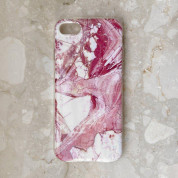 Wozinsky Marble Silicone Case for Samsung Galaxy S21 FE (pink) 1