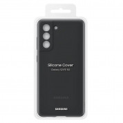 Samsung Silicone Cover EF-PG990TB - оригинален силиконов кейс за Samsung Galaxy S21 FE (тъмносив) 5
