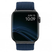 Uniq Aspen Adjustable Braided Band for Apple Watch 42mm, 44mm, 45mm, Ultra 49mm (oxford blue) 3