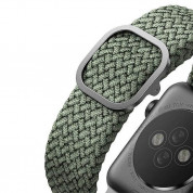Uniq Aspen Adjustable Braided Band  - текстилна каишка за Apple Watch 42мм, 44мм, 45мм (тъмнозелен) 4
