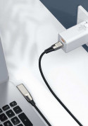 Baseus Flash Series 2-in-1 USB-C & DC (5.5 x 2.5mm) 100W Cable (CA1T2-D01) - USB-C кабел с допълнителен адаптер за лаптопи и бързо зареждане на устройства с USB-C порт (200 см) (черен) 3