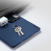 DUX DUCIS Domo Tablet Case - полиуретанов кейс с поставка и отделение за Apple Pencil 2 за iPad mini 6 (2021) (син) 4