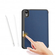 DUX DUCIS Domo Tablet Case - полиуретанов кейс с поставка и отделение за Apple Pencil 2 за iPad mini 6 (2021) (син) 2