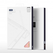 DUX DUCIS Domo Tablet Case - полиуретанов кейс с поставка и отделение за Apple Pencil 2 за iPad mini 6 (2021) (розов) 11