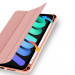DUX DUCIS Domo Tablet Case - полиуретанов кейс с поставка и отделение за Apple Pencil 2 за iPad mini 6 (2021) (розов) 8