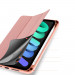DUX DUCIS Domo Tablet Case - полиуретанов кейс с поставка и отделение за Apple Pencil 2 за iPad mini 6 (2021) (розов) 7