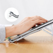Ugreen Foldable Aluminium Laptop Stand for Laptops - сгъваема алуминиева поставка за MacBook и лаптопи до 17 инча (сребрист) 8