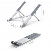 Ugreen Foldable Aluminium Laptop Stand for Laptops - сгъваема алуминиева поставка за MacBook и лаптопи до 17 инча (сребрист) 3