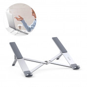 Ugreen Foldable Aluminium Laptop Stand for Laptops - сгъваема алуминиева поставка за MacBook и лаптопи до 17 инча (сребрист) 2