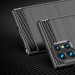 Carbon Soft Silicone TPU Protective Case - силиконов (TPU) калъф за Samsung Galaxy S22 Ultra (черен) 5