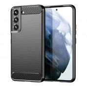 Carbon Soft Silicone TPU Protective Case for Samsung Galaxy S22 Plus (black)
