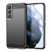 Carbon Soft Silicone TPU Protective Case - силиконов (TPU) калъф за Samsung Galaxy S22 Plus (черен) 1