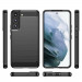 Carbon Soft Silicone TPU Protective Case - силиконов (TPU) калъф за Samsung Galaxy S22 Plus (черен) 2