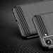 Carbon Soft Silicone TPU Protective Case - силиконов (TPU) калъф за Samsung Galaxy S22 Plus (черен) 4