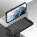 Carbon Soft Silicone TPU Protective Case - силиконов (TPU) калъф за Samsung Galaxy S22 (черен) 8