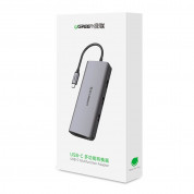 Ugreen 9-in-1 Multifunctional USB-C Hub - мултифункционален хъб за свързване на допълнителна периферия за устройства с USB-C (тъмносив) 16