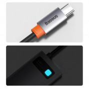 Baseus USB-C Metal Gleam Series 5-in-1 Hub (WKWG020013) - мултифункционален хъб за свързване на допълнителна периферия за устройства с USB-C (тъмносив) 16