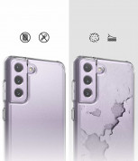 Ringke Fusion Matte Case - хибриден удароустойчив кейс за Samsung Galaxy S21 FE (прозрачен-мат) 6