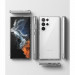 Ringke Fusion Crystal Case - хибриден удароустойчив кейс за Samsung Galaxy S22 Ultra (прозрачен) 5