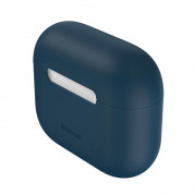 Baseus Super Thin Silica Gel Case - силиконов калъф за Apple Airpods 3 (тъмносин) 4