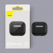 Baseus Super Thin Silica Gel Case - силиконов калъф за Apple Airpods 3 (тъмносин) 13