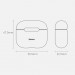 Baseus Super Thin Silica Gel Case - силиконов калъф за Apple Airpods 3 (тъмносин) 15