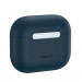 Baseus Super Thin Silica Gel Case - силиконов калъф за Apple Airpods 3 (тъмносин) 1