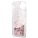 Karl Lagerfeld Liquid Glitter Peek a Boo Case - дизайнерски кейс с висока защита за iPhone 13 (прозрачен) 6