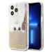 Karl Lagerfeld Liquid Glitter Peek a Boo Case - дизайнерски кейс с висока защита за iPhone 13 Pro Max (прозрачен) 1